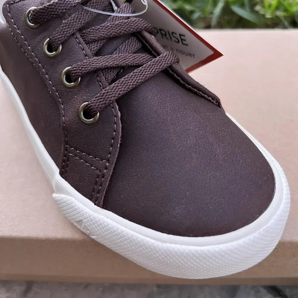 Sperry Shoes Boys Size 11 Brown Striper II LTT Jr Surprise No Tie Memory Foam